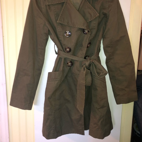 Old Navy forest green spring jacket, sized XS. - Picture 3 of 5